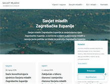 Tablet Screenshot of mladi.zagrebacka-zupanija.hr